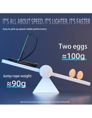 Cuerda de Saltar Ajustable Sufeasdf - Set Familiar 4 Pack