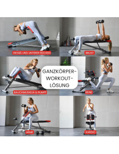 Banco de Pesas Multifuncional FF Finer Form Ajustable 2