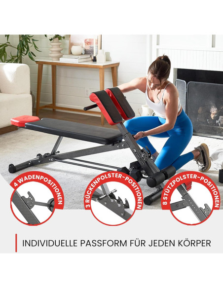 Banco de Pesas Multifuncional FF Finer Form Ajustable