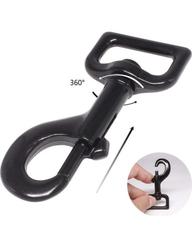 Correa para Perros JEWOSTER 1.83m Alta Resistencia con 2 Mangos