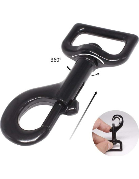 Correa para Perros JEWOSTER 1.83m Alta Resistencia con 2 Mangos