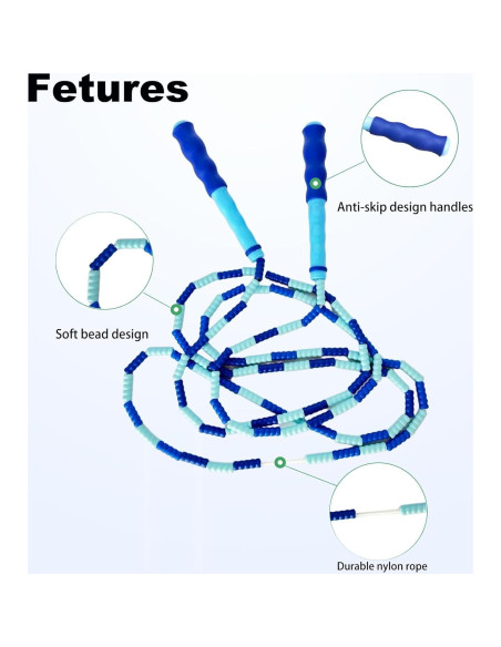 Cuerdas de Saltar Ajustables BIRDDIE - Paquete de 4 Colores