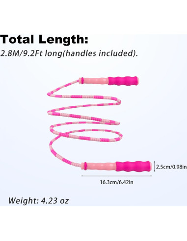 Cuerdas de Saltar Ajustables BIRDDIE - Paquete de 4 Colores