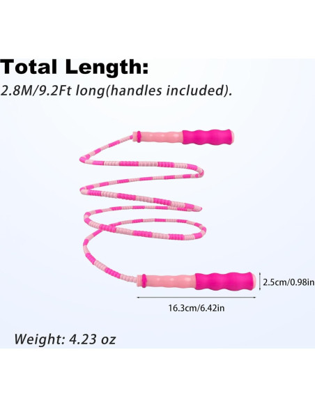 Cuerdas de Saltar Ajustables BIRDDIE - Paquete de 4 Colores