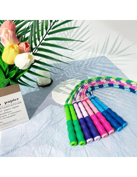 Cuerdas de Saltar Ajustables BIRDDIE - Paquete de 4 Colores