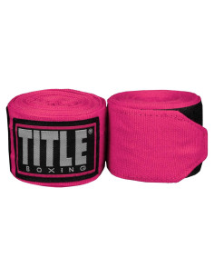 Envolturas de Mano Semi-Elásticas Title Boxing 180cm Rosa