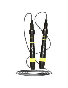 Cuerda de saltar ajustable Wigore para fitness - Negro