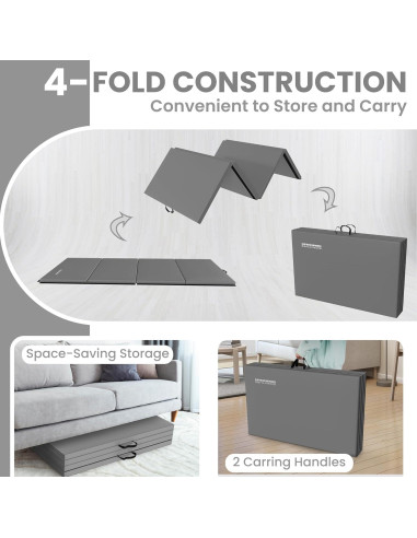 Colchoneta de Ejercicio Plegable Firma Fitness 3.05m x 1.22m