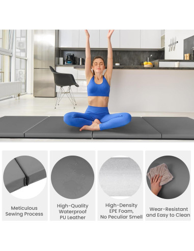 Colchoneta de Ejercicio Plegable Firma Fitness 3.05m x 1.22m