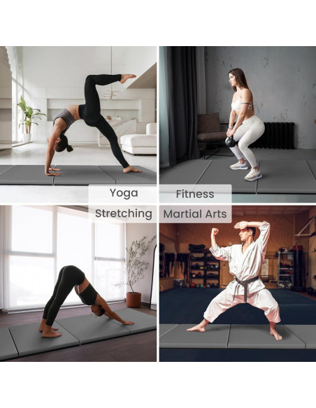 Colchoneta de Ejercicio Plegable Firma Fitness 3.05m x 1.22m