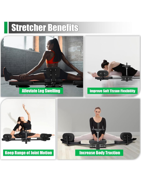 Estirador de Piernas BBinmine Ajustable 180 para Yoga y Danza