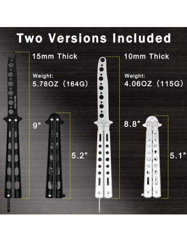 Conjunto de Entrenamiento de Mariposa 2 Piezas Moon Boat