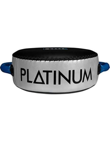 Escudo de Golpe Muay Thai Title Boxing Platino 40.6x16.5 cm