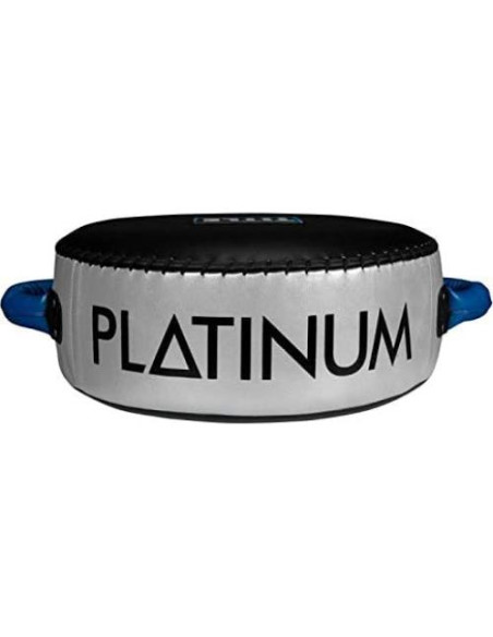 Escudo de Golpe Muay Thai Title Boxing Platino 40.6x16.5 cm