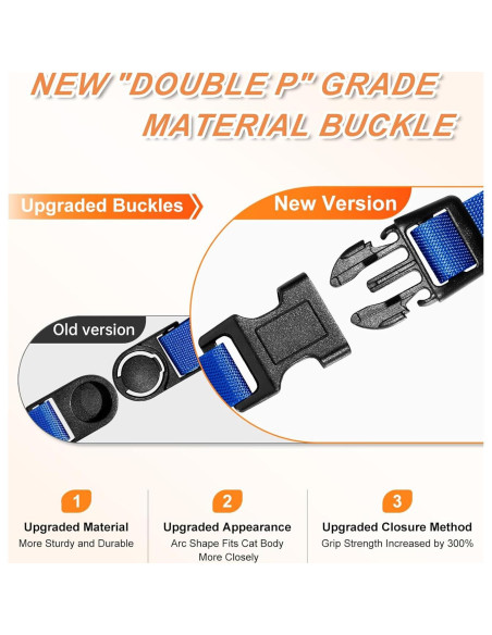 Conjunto Arnés y Correa para Gato Halypet H200 Pro Negro