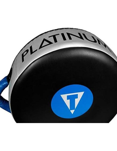 Escudo de Golpe Muay Thai Title Boxing Platino 40.6x16.5 cm