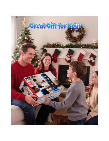 Saco de Boxeo Inflable HopeRock para Niños con Luces y Música