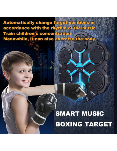 Máquina de Boxeo Musical DREMECH 0011 para Niños - Entrenamiento en Casa