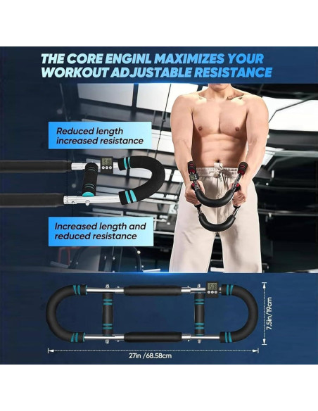 Entrenador de Brazos Saker Twister con Temporizador 1.65kg