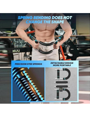 Entrenador de Brazos Saker Twister con Temporizador 1.65kg