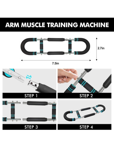 Entrenador de Brazos Twister Genérico Ajustable para Fitness