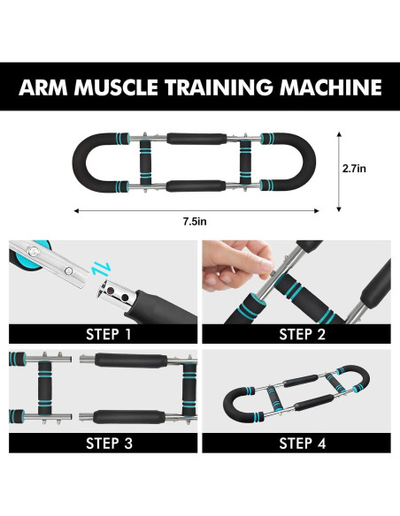 Entrenador de Brazos Twister Genérico Ajustable para Fitness