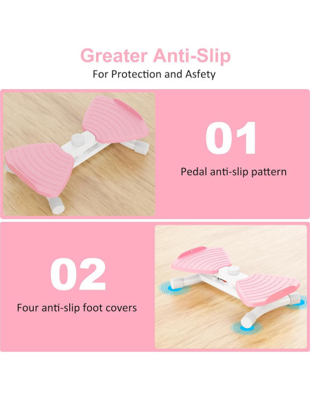 Máquina de Abdominales Zieuyend Waist Twister Rosa 136 kg