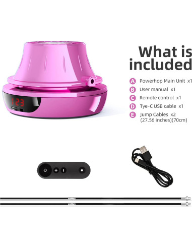 Cuerda de Saltar Electrónica MOSHAINE con Contador LED y Ajuste de Velocidad