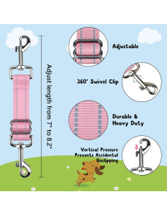 Clips de Seguridad para Collares de Perro YUEPET 5 Pcs Ajustables 2