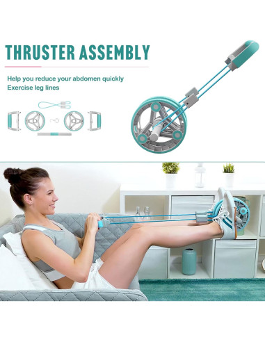 Rueda de Rodillo Abdominal Elevens 14-en-1 para Ejercicio en Casa