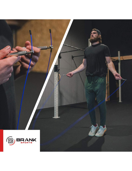 Pack 2 Cuerdas de Acero BRANK 3.66m para Saltar - Rosa