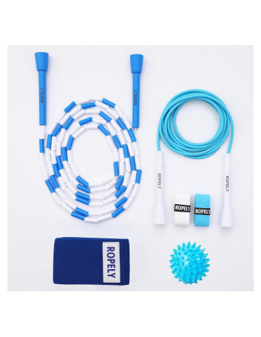 Kit de Cuerda para Saltar 6-en-1 Ropely Ajustable PVC