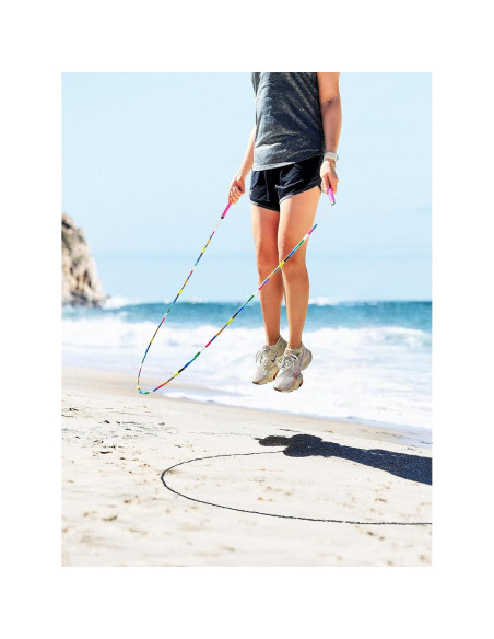 Kit de Cuerda para Saltar 6-en-1 Ropely Ajustable PVC