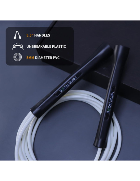 Cuerda de Saltar Ajustable CutS PVC 3.05m para Boxeo y Cardio