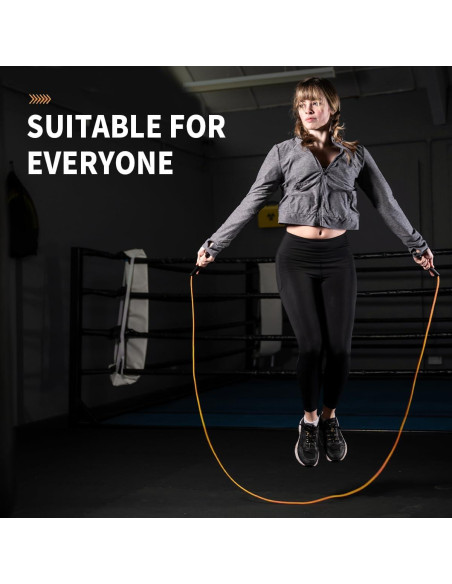 Cuerda de Saltar Ajustable CutS PVC 3.05m para Boxeo y Cardio