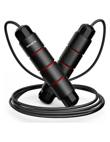 Cuerda de Saltar Ajustable YHFAEYA 2.8m con Rodamientos