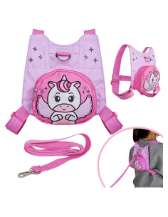 Arnés de Seguridad para Niños Pequeños Unicornio Rosa