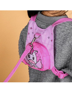 Arnés de Seguridad para Niños Pequeños Unicornio Rosa 2