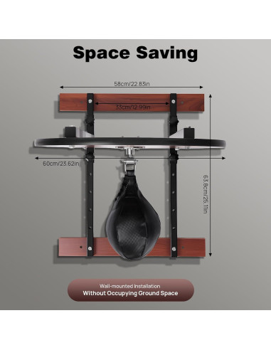 Kit Plataforma Bolsa de Velocidad BYGOVICE Ajustable 100kg