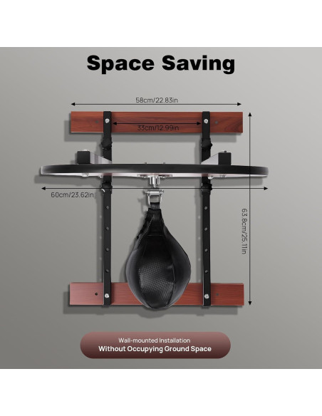 Kit Plataforma Bolsa de Velocidad BYGOVICE Ajustable 100kg