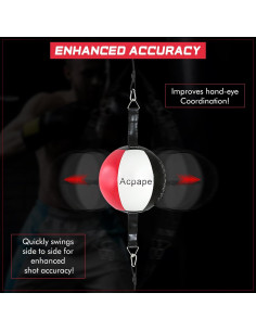 Saco de Boxeo Doble Extremo Acpape con Guantes y Bomba 2
