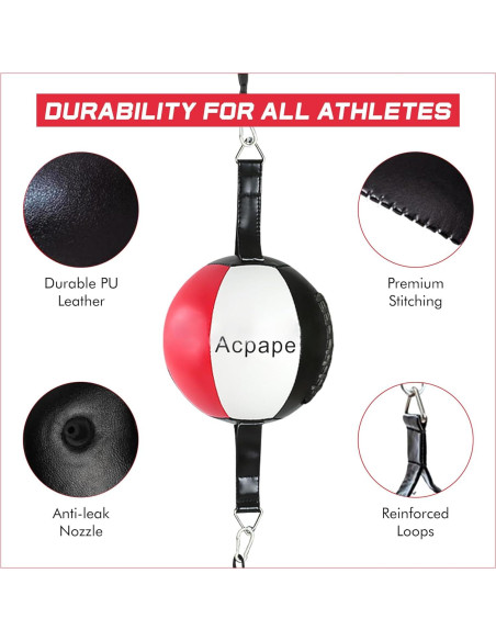 Saco de Boxeo Doble Extremo Acpape con Guantes y Bomba