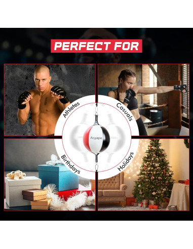 Saco de Boxeo Doble Extremo Acpape con Guantes y Bomba