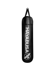Saco de Boxeo Pesado Hayabusa 1.52m Cuero Negro Sin Llenar 2