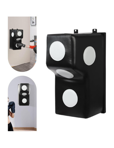 Saco de Boxeo Montado en la Pared LIAUHO 70x40cm Negro