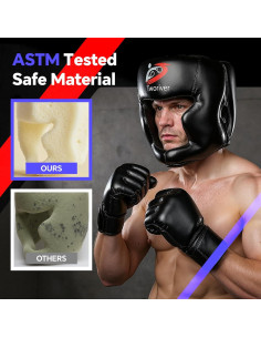 Casco de Boxeo SANJOIN SAN-005 Tipo Cerrado Ajustable 2