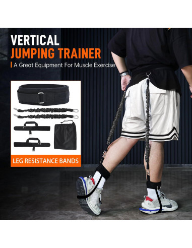 Entrenador de Salto Vertical VOPOCO - Bandas de Resistencia 27.2 kg