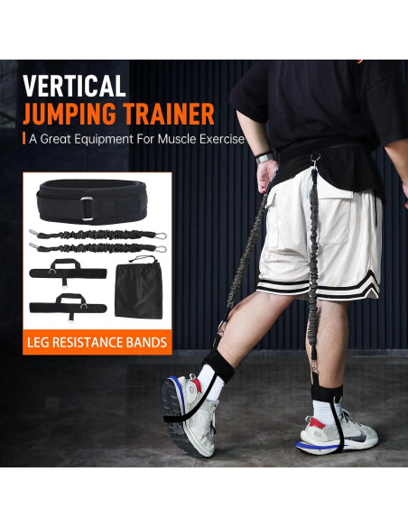 Entrenador de Salto Vertical VOPOCO - Bandas de Resistencia 27.2 kg