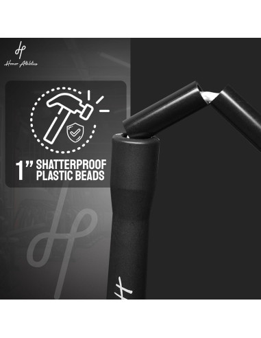 Cuerda de Salto Honor Athletics 2.0 Ajustable 3.05m Negra