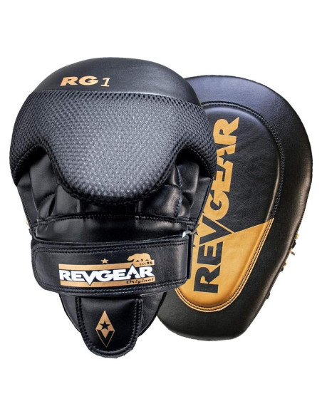 Almohadillas de Boxeo Revgear Gel Focus - 0.45 kg, Negro